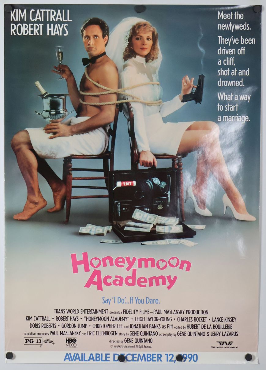 Honeymoon Academy (1990) original theatrical movie poster - Video