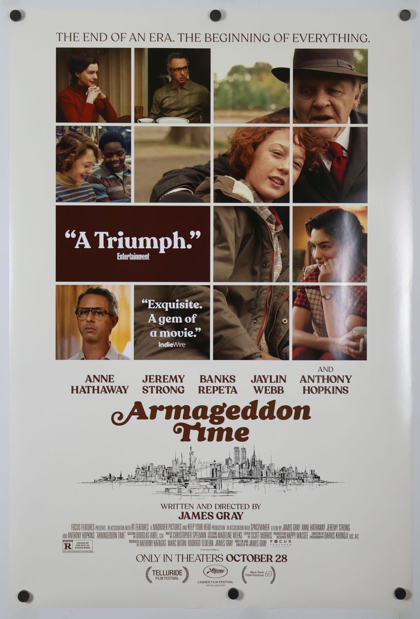 Armageddon Time (2022) original theatrical movie poster - Final