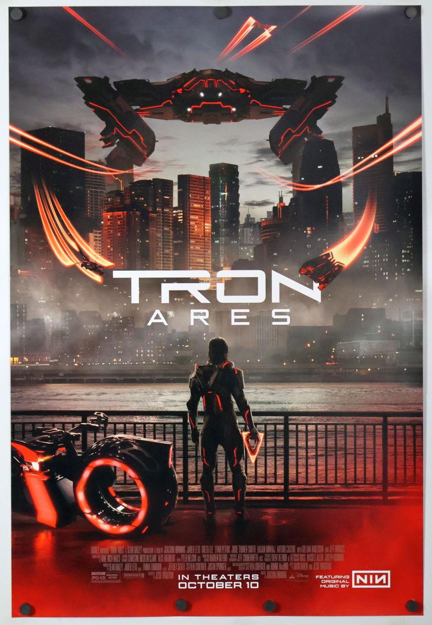 Tron: Ares (2025) original theatrical movie poster - Final