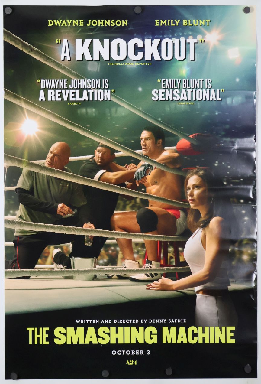 The Smashing Machine (2025) original theatrical movie poster - Final