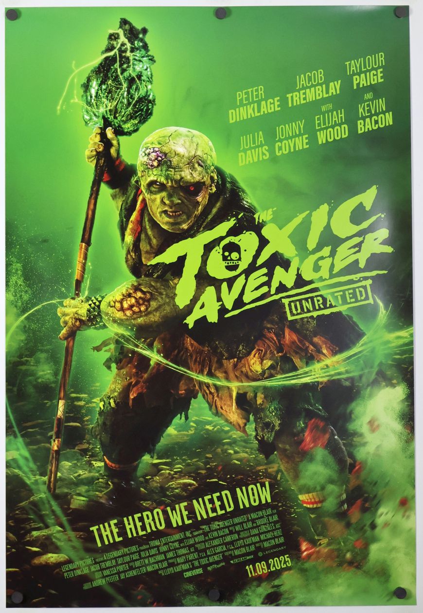 The Toxic Avenger (2025) original theatrical movie poster - International