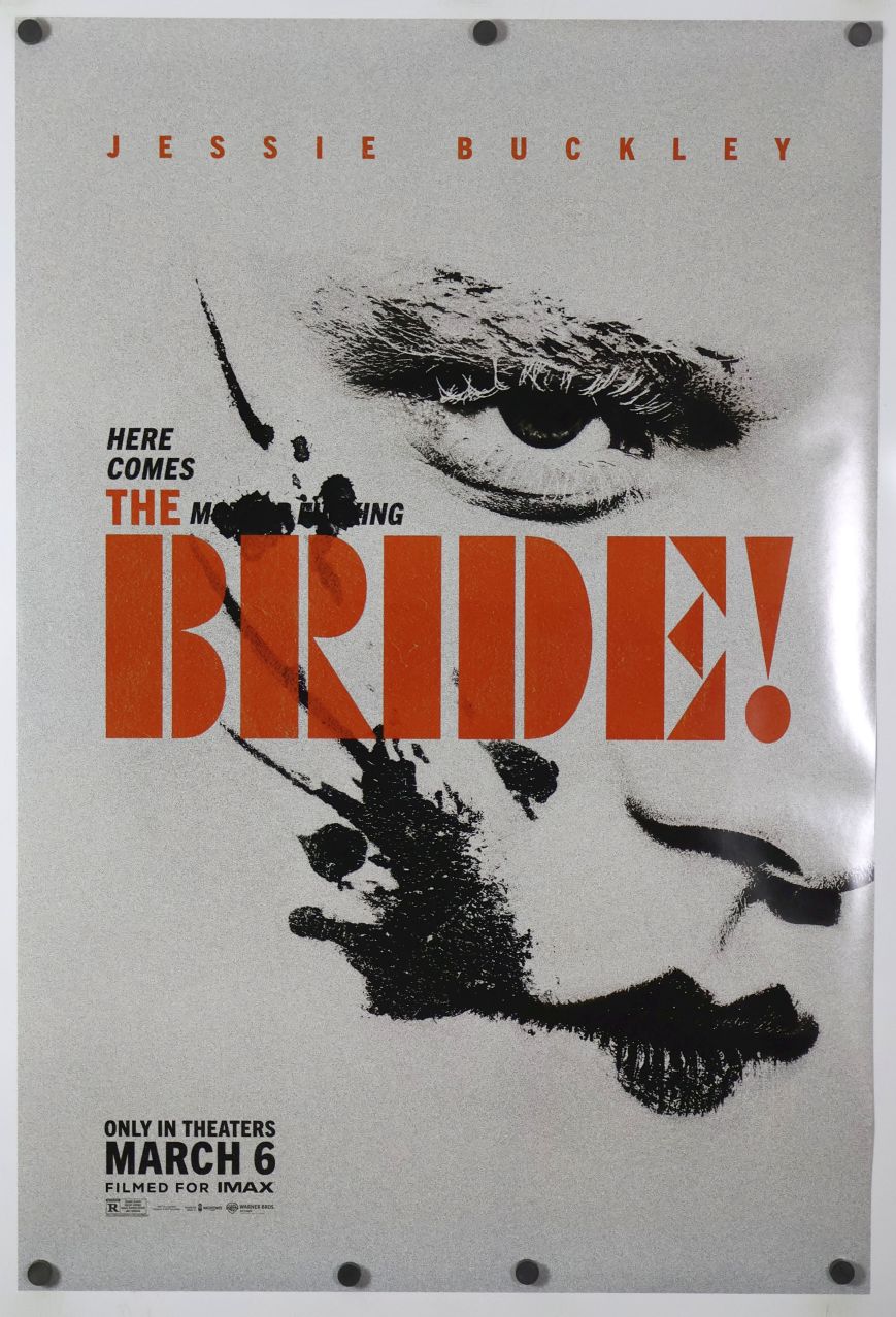 The Bride (2026) original theatrical movie poster - Advance