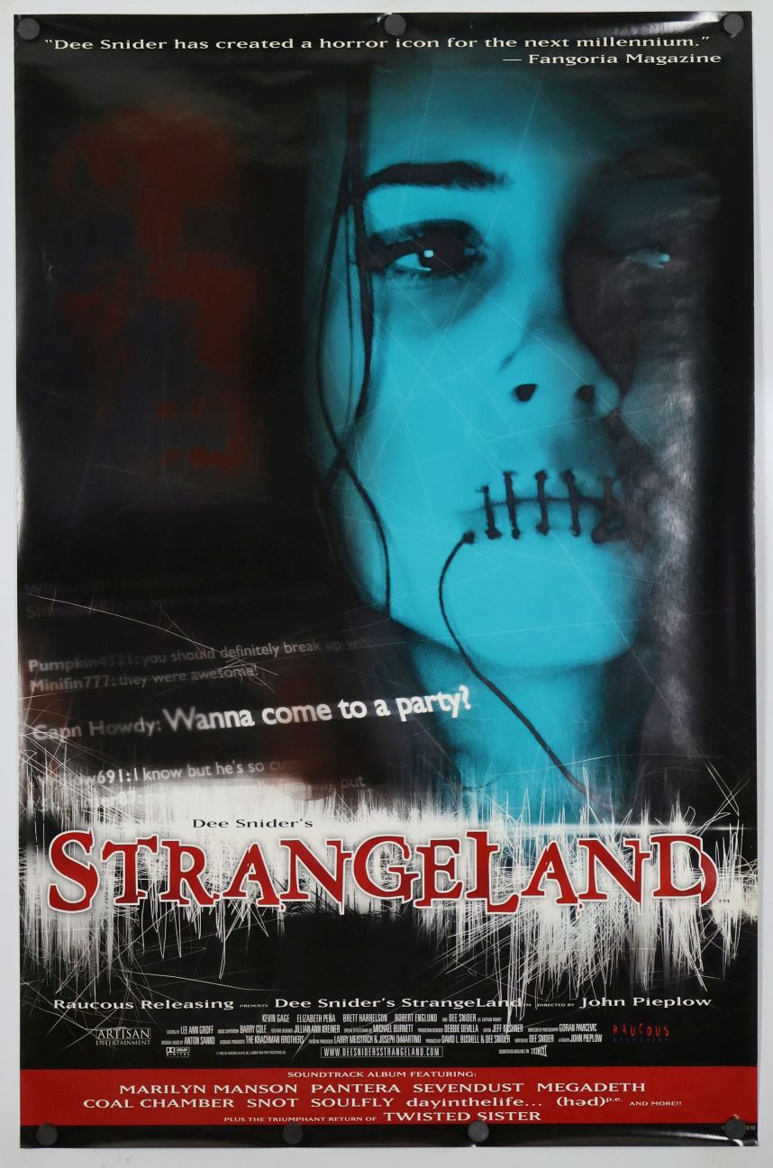 Strangeland (1998) original theatrical movie poster - Final