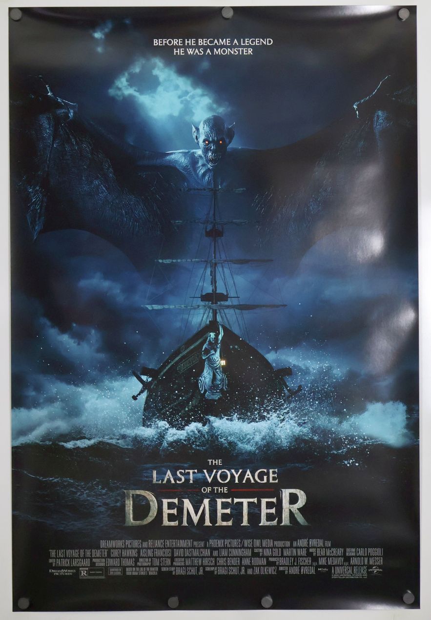 The Last Voyage of the Demeter (2023) original theatrical movie poster - Style B