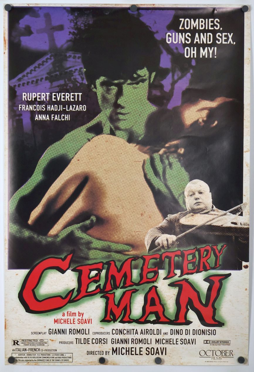 Cemetery Man (1996) original theatrical movie poster - Final