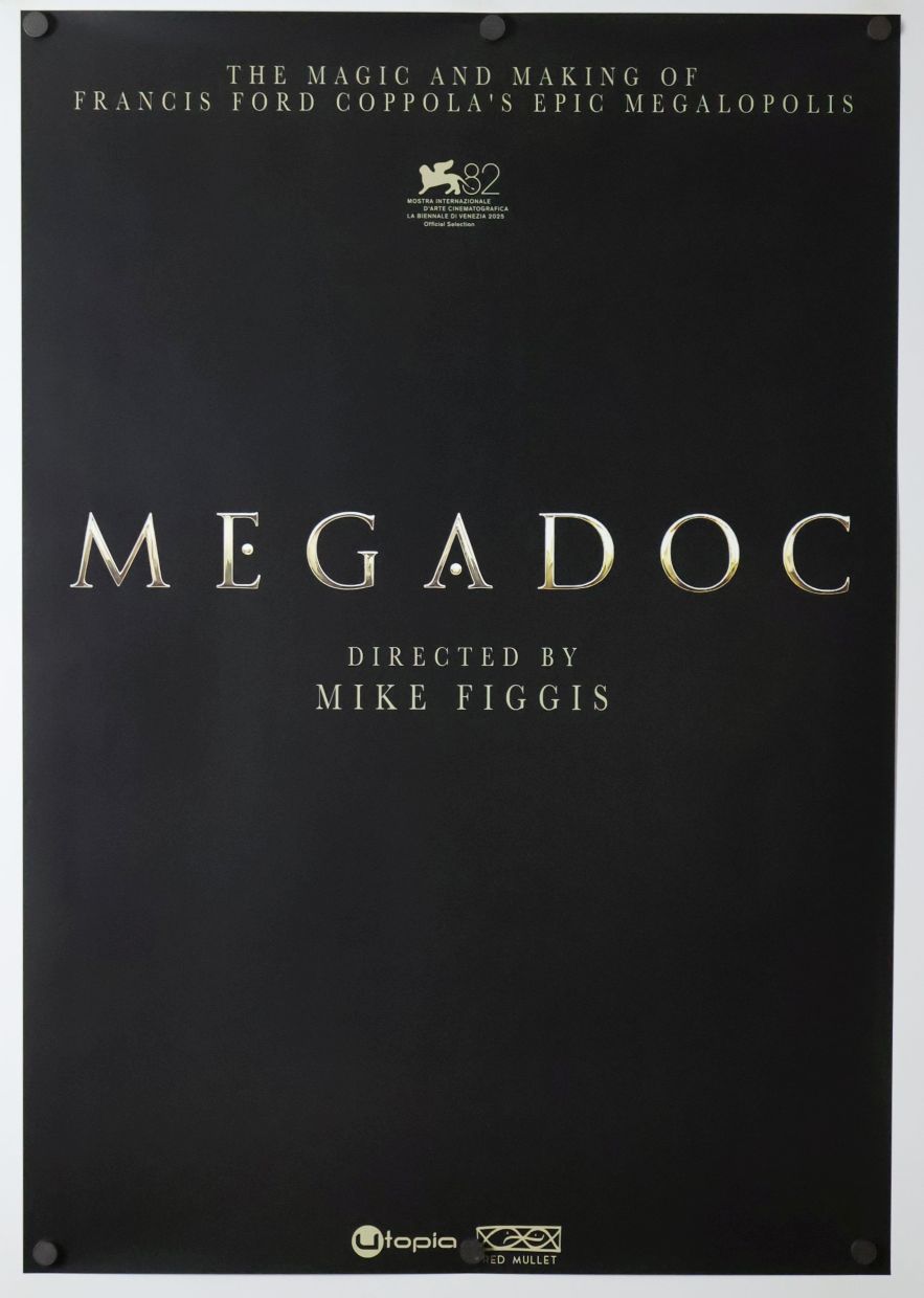 Megadoc (2025) original theatrical movie poster - Advance