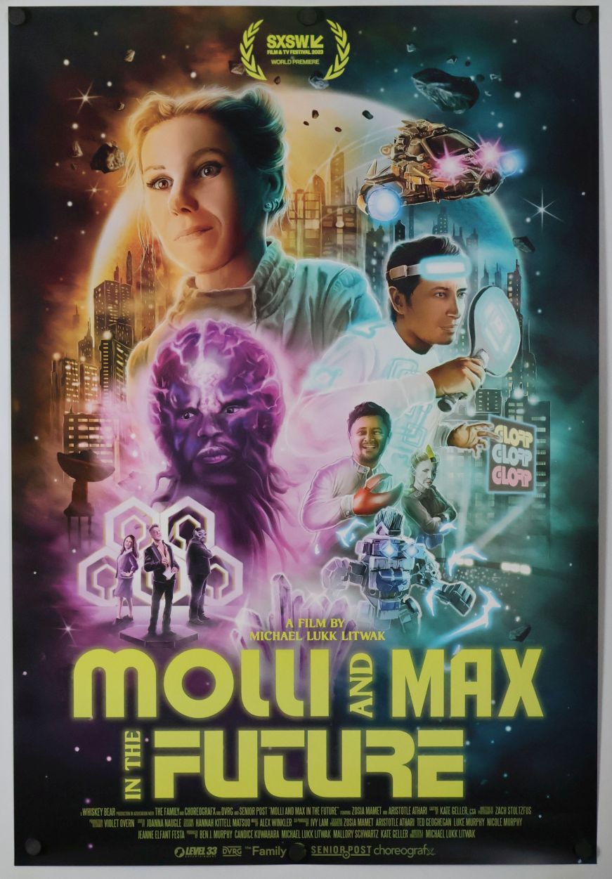Molli and Max in the Future (2023) original theatrical movie poster - Final