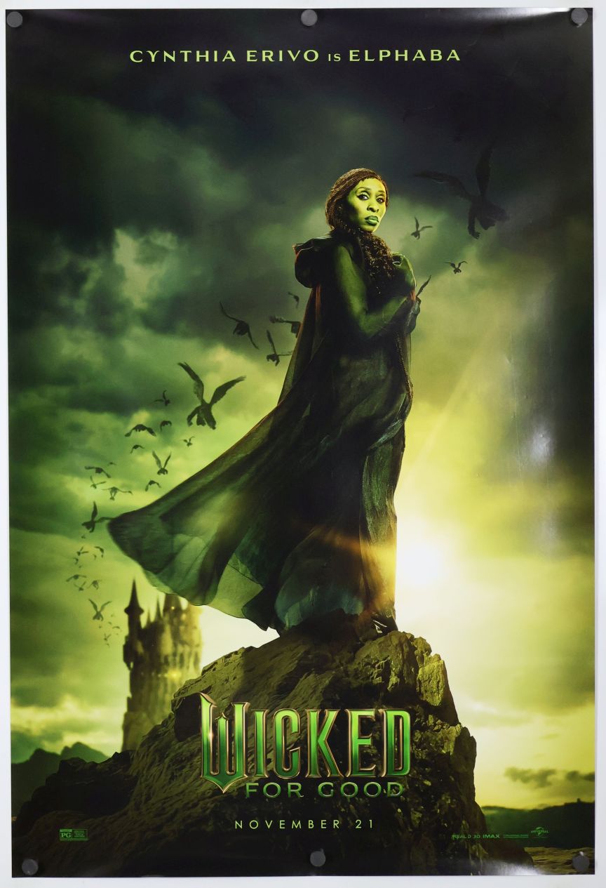Wicked: Part Two (2025) original theatrical movie poster - Advance Style C