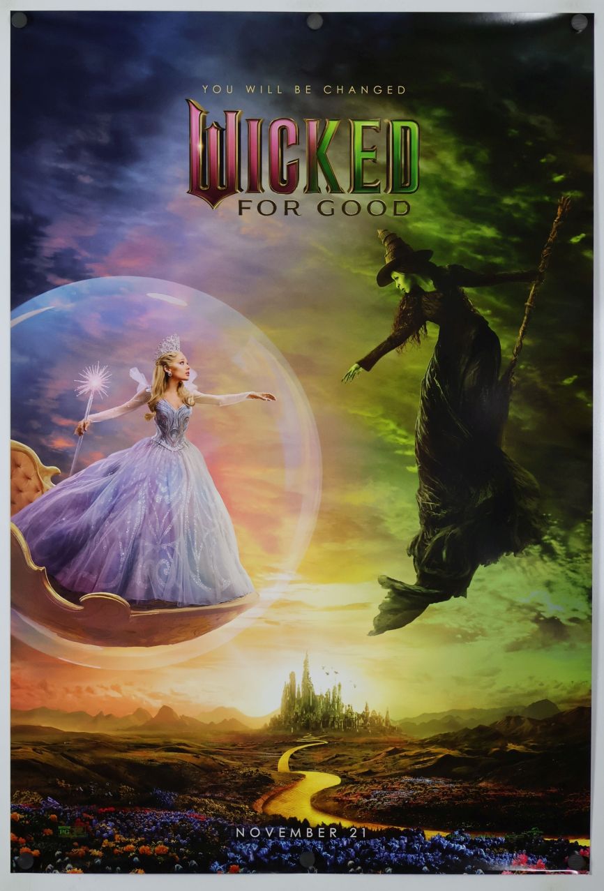 Wicked: Part Two (2025) original theatrical movie poster - Advance Style D