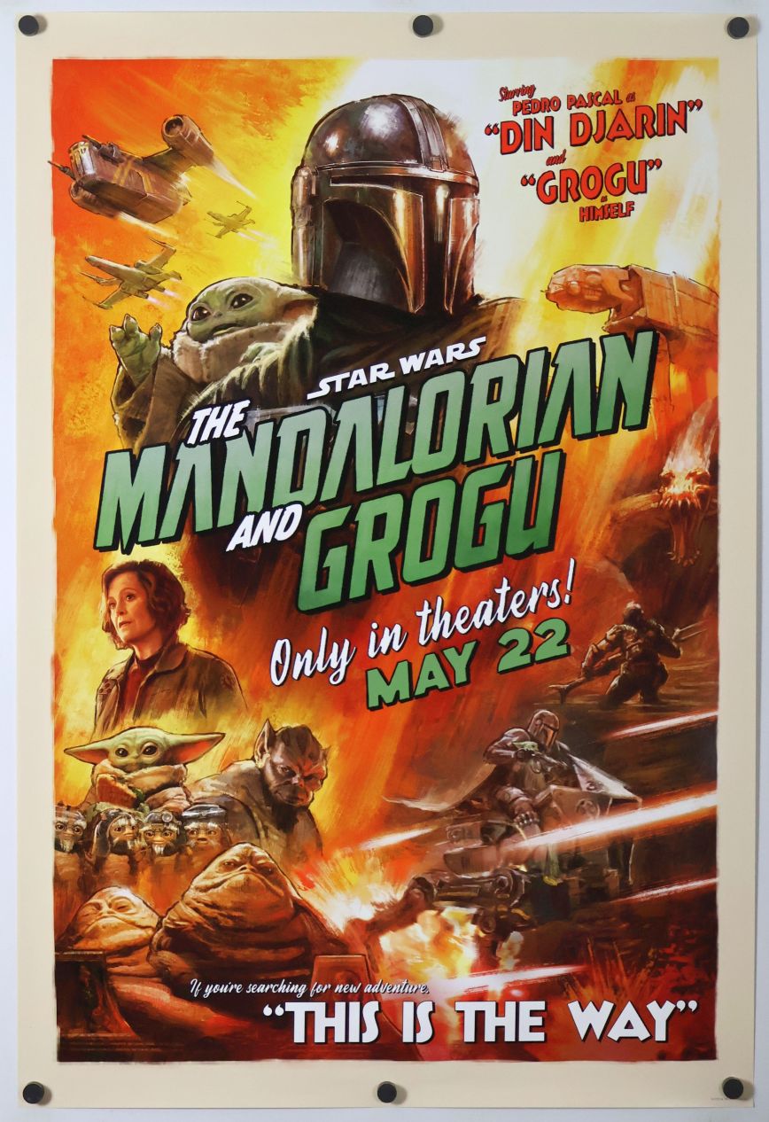Star Wars: The Mandalorian and Grogu (2026) original theatrical movie poster - Advance
