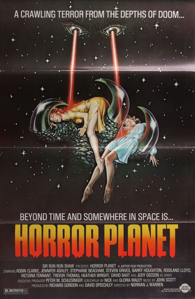 Inseminoid (1983) original theatrical movie poster - Re-Release