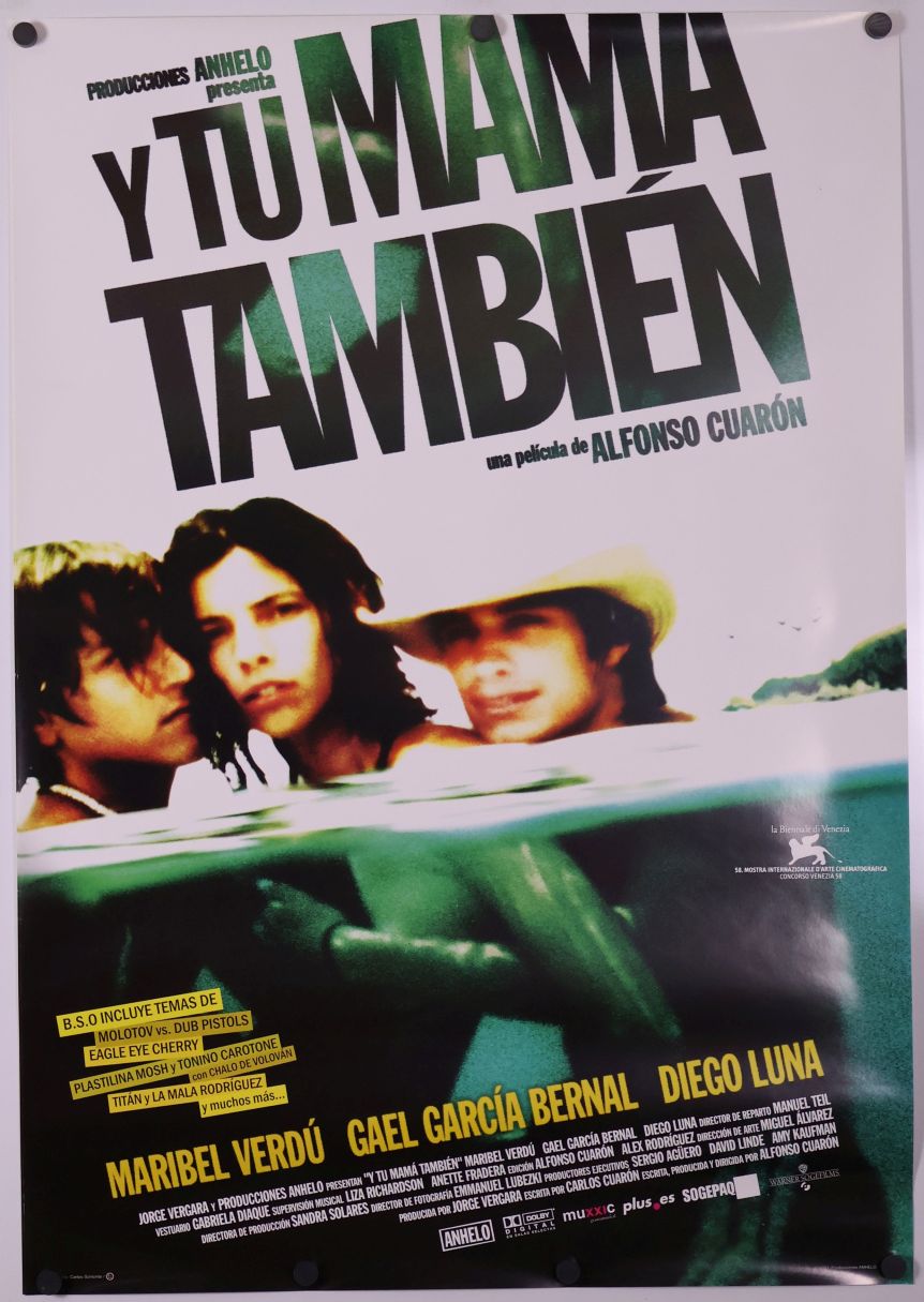 Y tu mamá también (2001) original theatrical movie poster - Final
