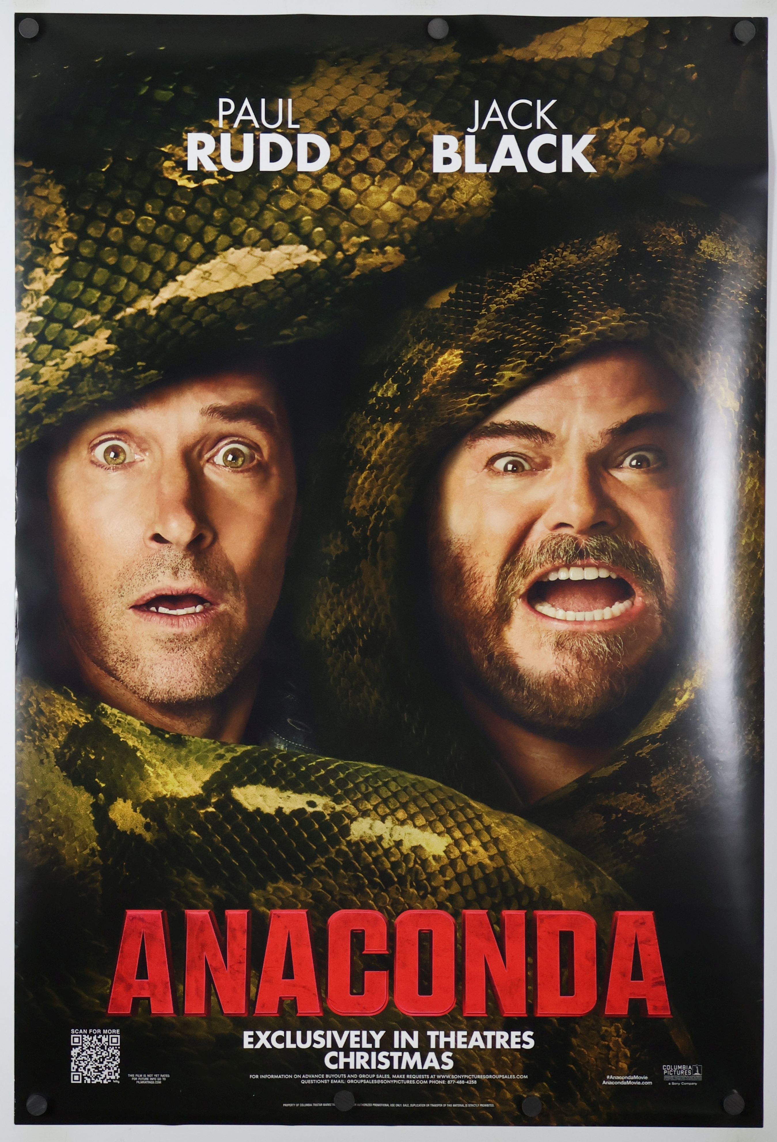 Anaconda (2025) original theatrical movie poster - Advance