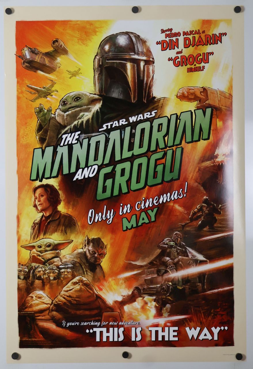Star Wars: The Mandalorian and Grogu (2026) original theatrical movie poster - International