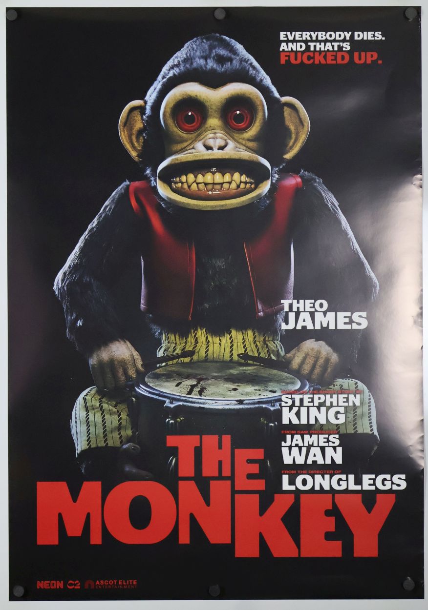 The Monkey (2025) original theatrical movie poster - Final