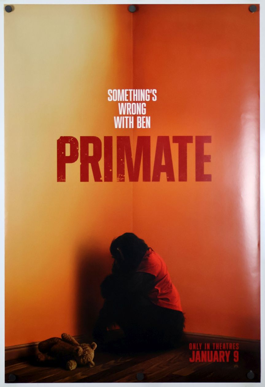 Primate (2026) original theatrical movie poster - Advance