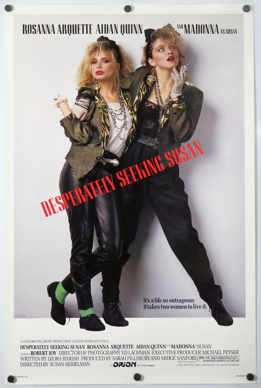 Desperately Seeking Susan (1985) original theatrical movie poster - Final