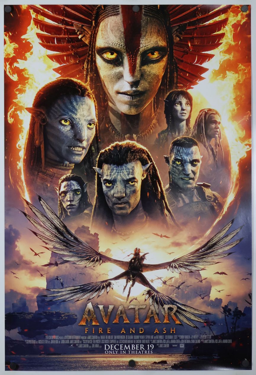 Avatar 3 (2025) original theatrical movie poster - Final