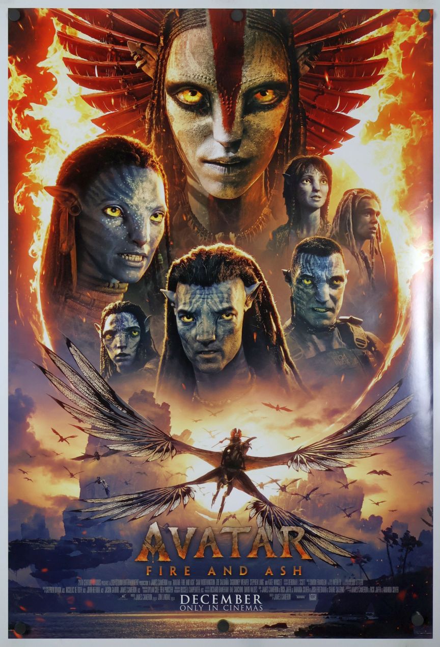Avatar 3 (2025) original theatrical movie poster - International Final