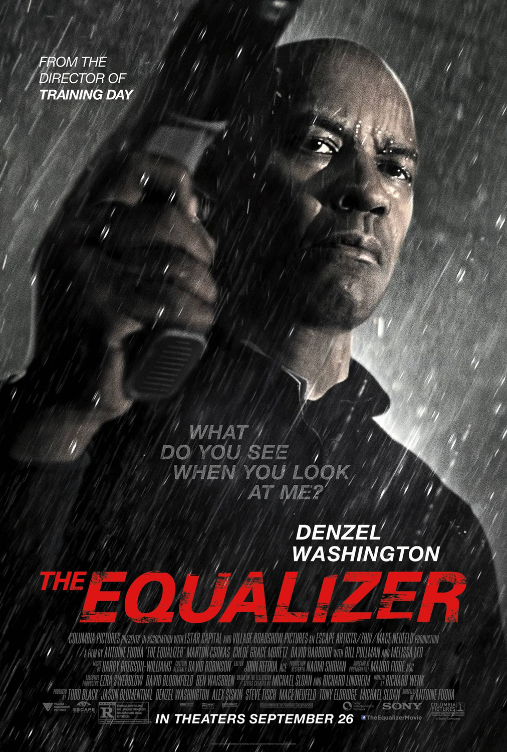 The Equalizer (2014) original theatrical movie poster - Final