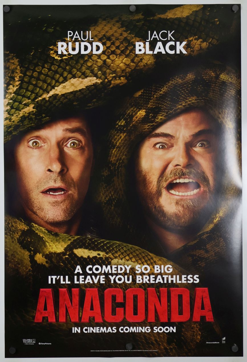 Anaconda (2025) original theatrical movie poster - International Advance