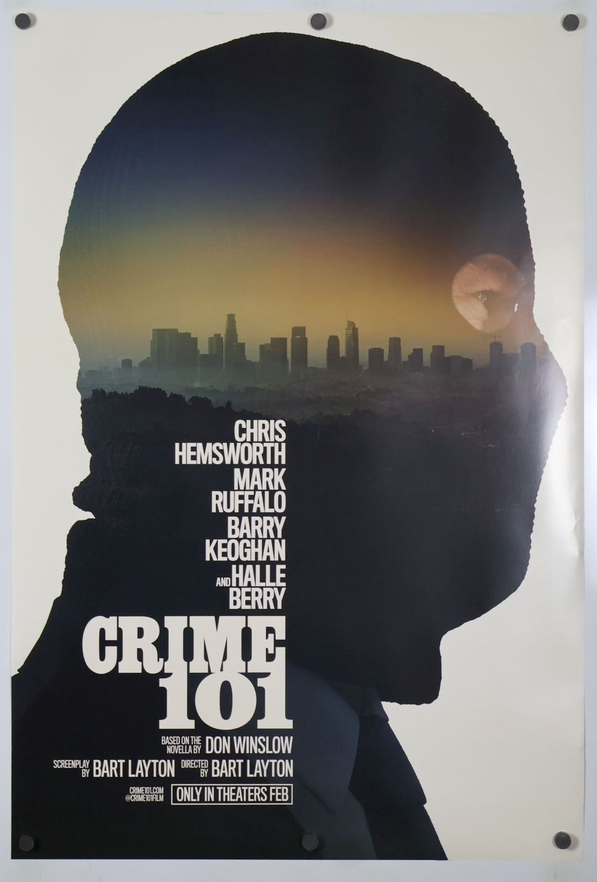 Crime 101 (2026) original theatrical movie poster - Advance