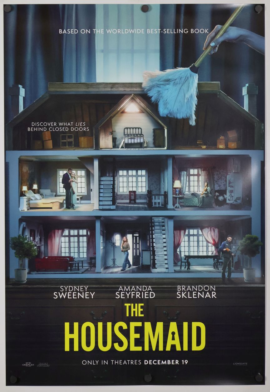 The Housemaid (2025) original theatrical movie poster - Advance