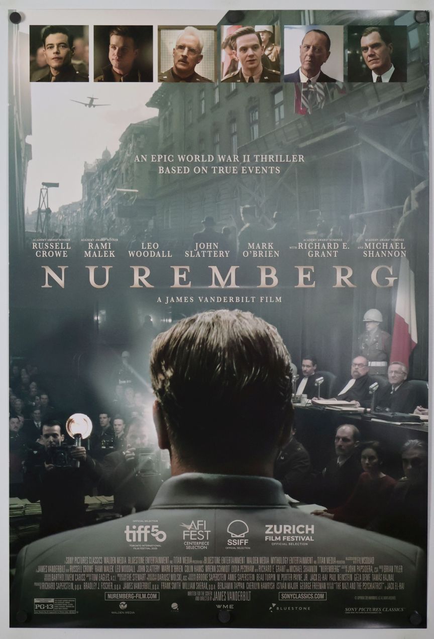 Nuremberg (2025) original theatrical movie poster - Final