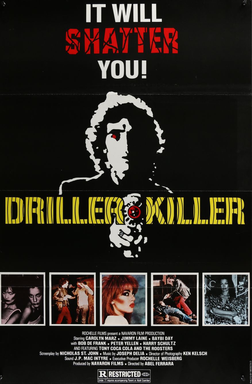 The Driller Killer (1979) original theatrical movie poster - Final