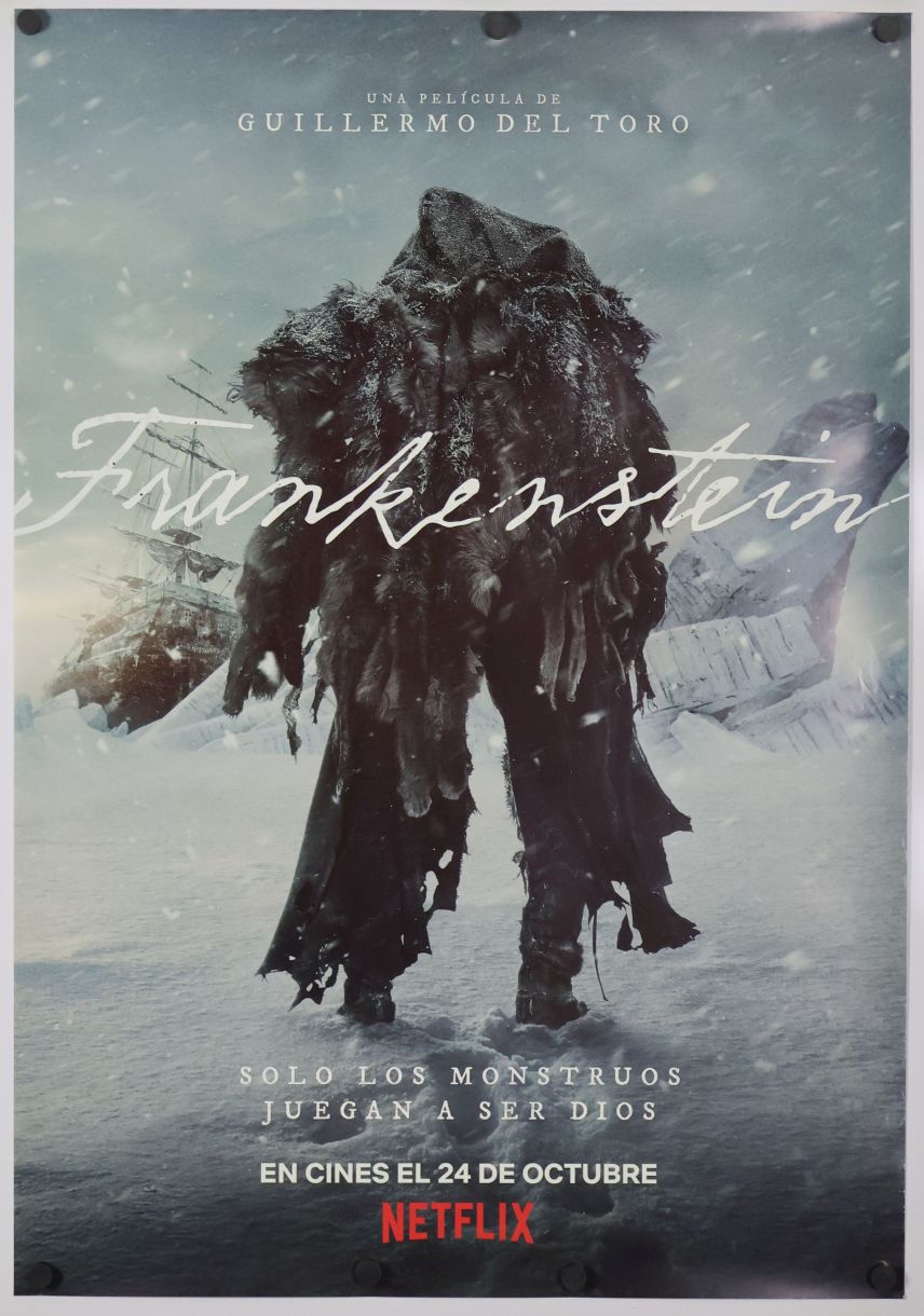Frankenstein (2025) original theatrical movie poster - Advance Style A