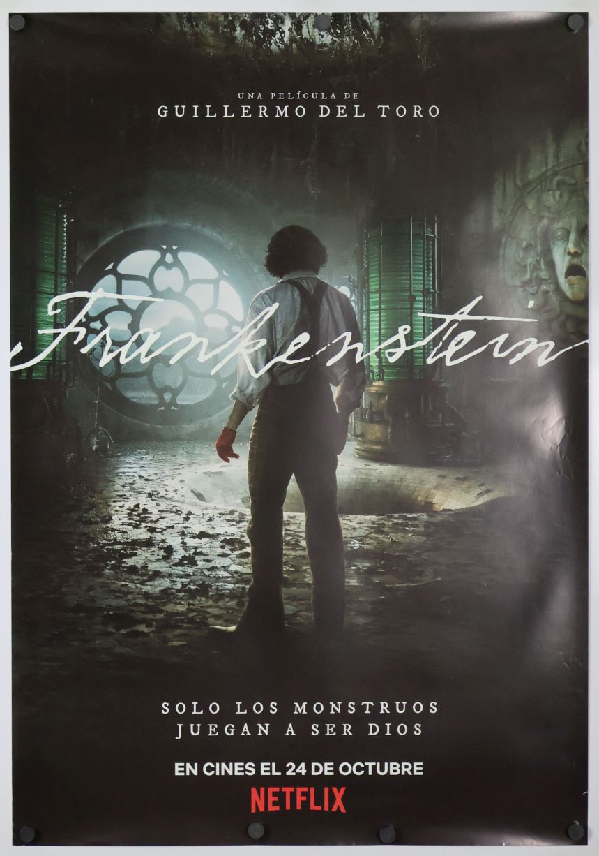 Frankenstein (2025) original theatrical movie poster - Advance Style B