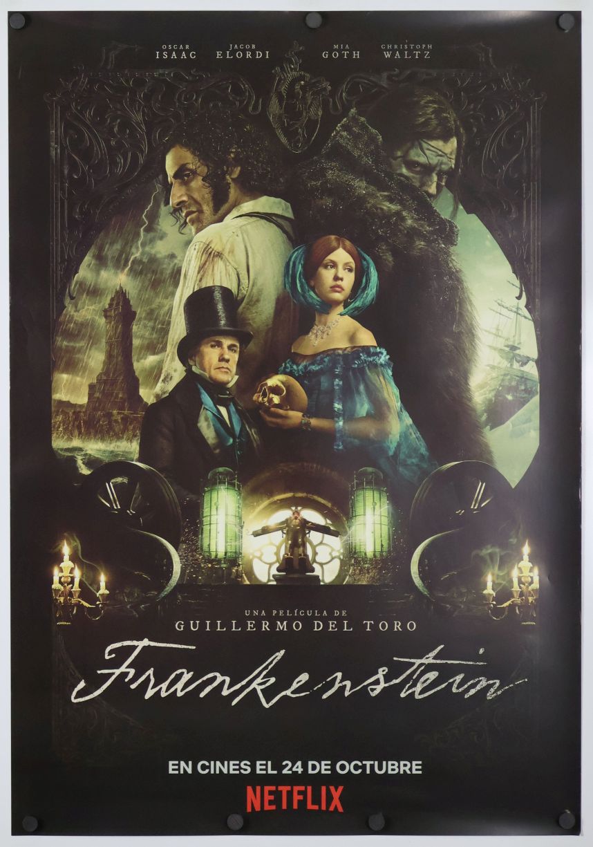 Frankenstein (2025) original theatrical movie poster - Final