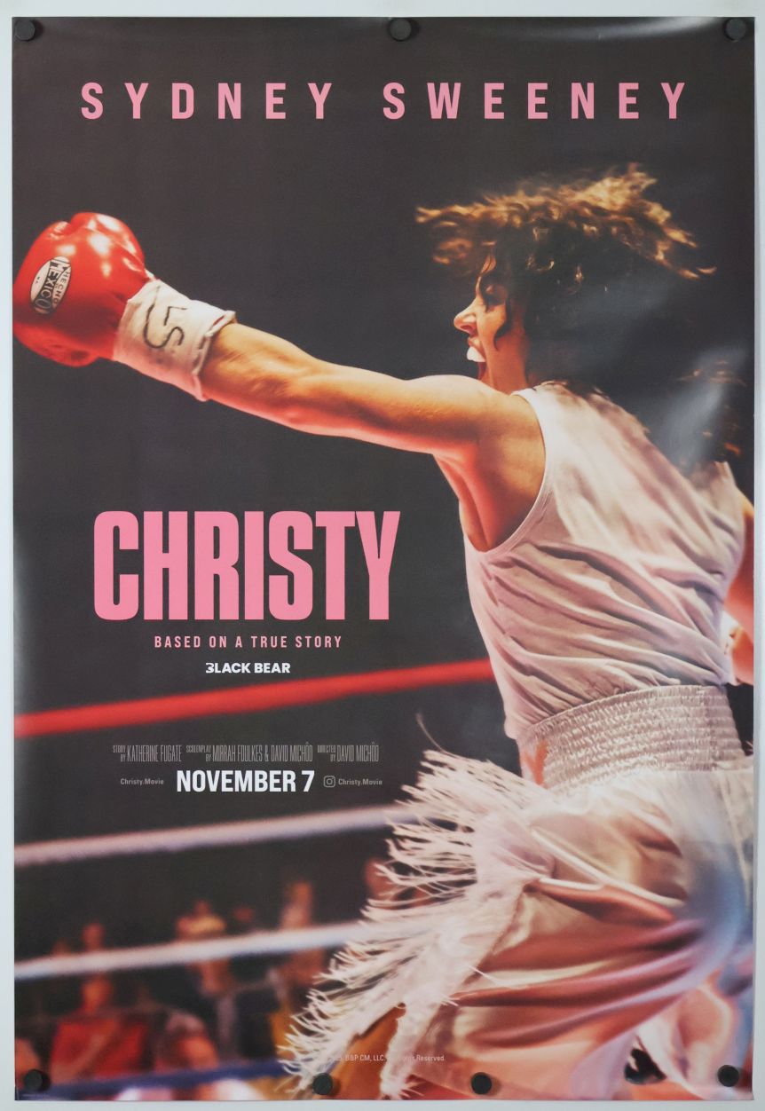 Christy (2025) original theatrical movie poster - Final
