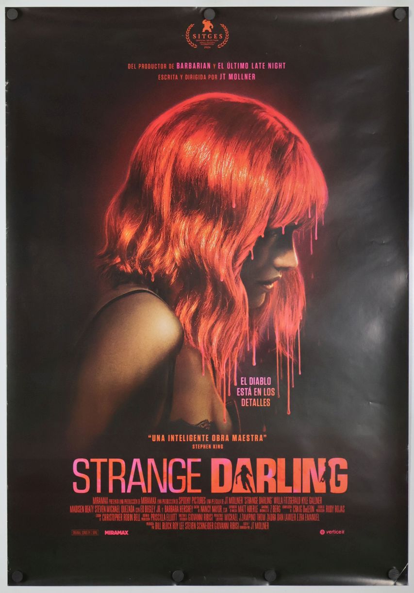 Strange Darling (2024) original theatrical movie poster - Final