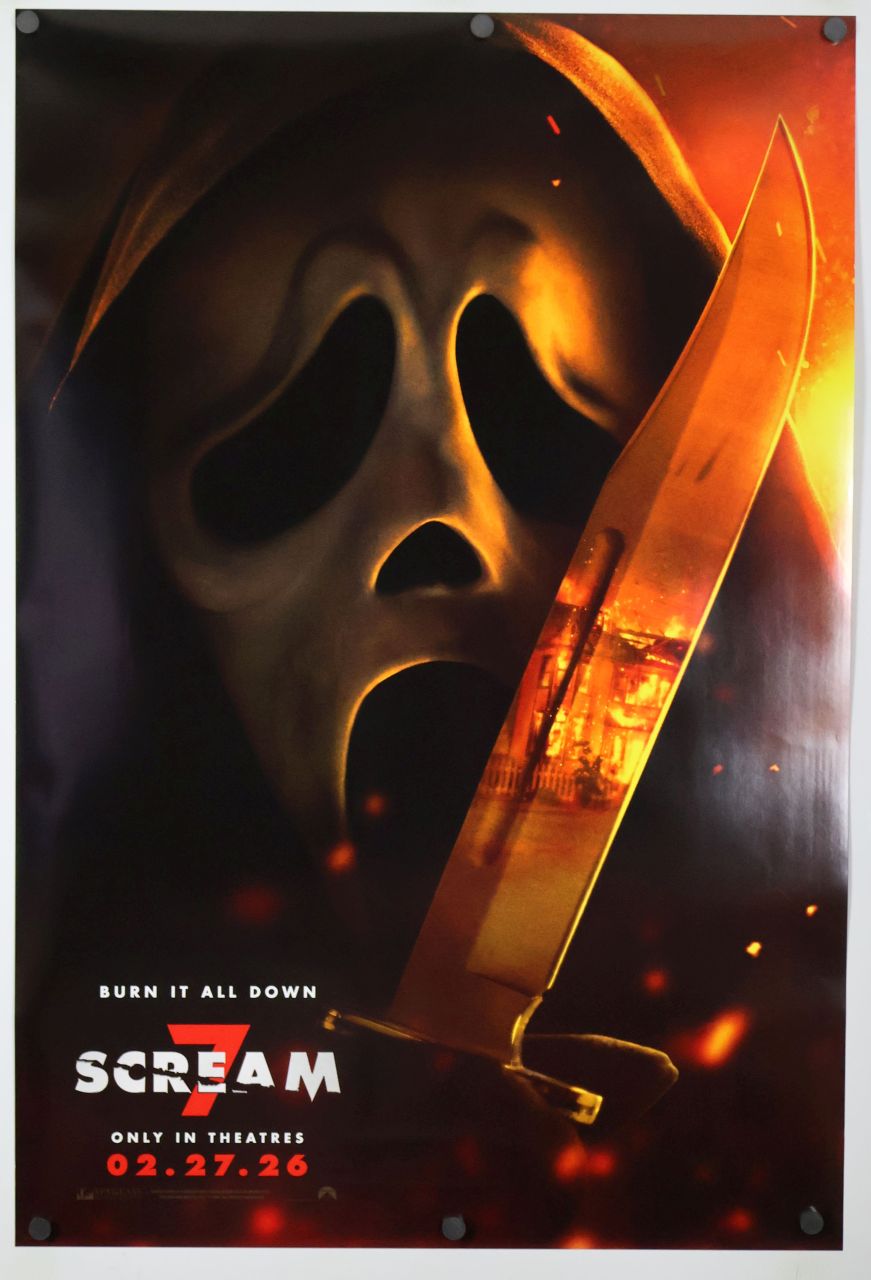 Scream 7 (2026) original theatrical movie poster - Advance