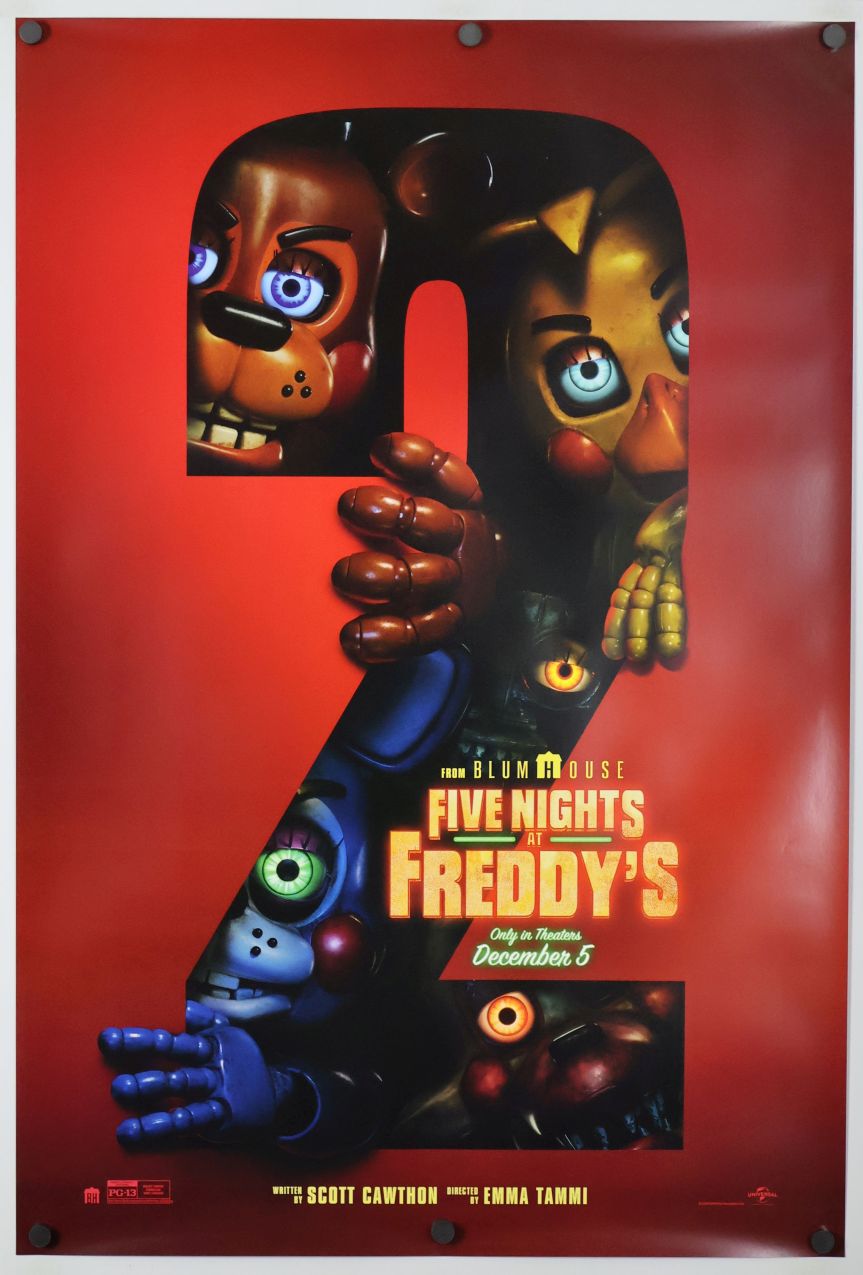 Five Nights at Freddy's 2 (2025) original theatrical movie poster - Final