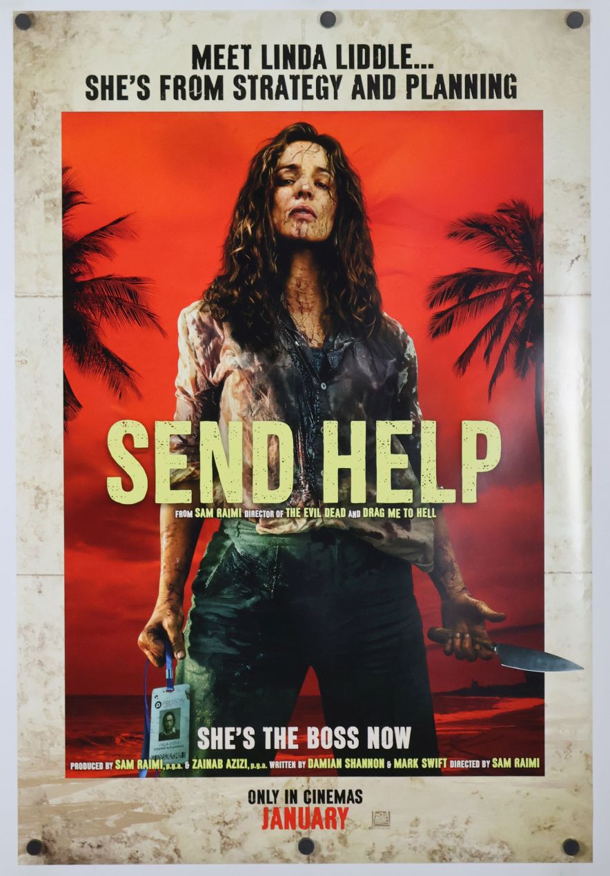 Send Help (2026) original theatrical movie poster - International Advance