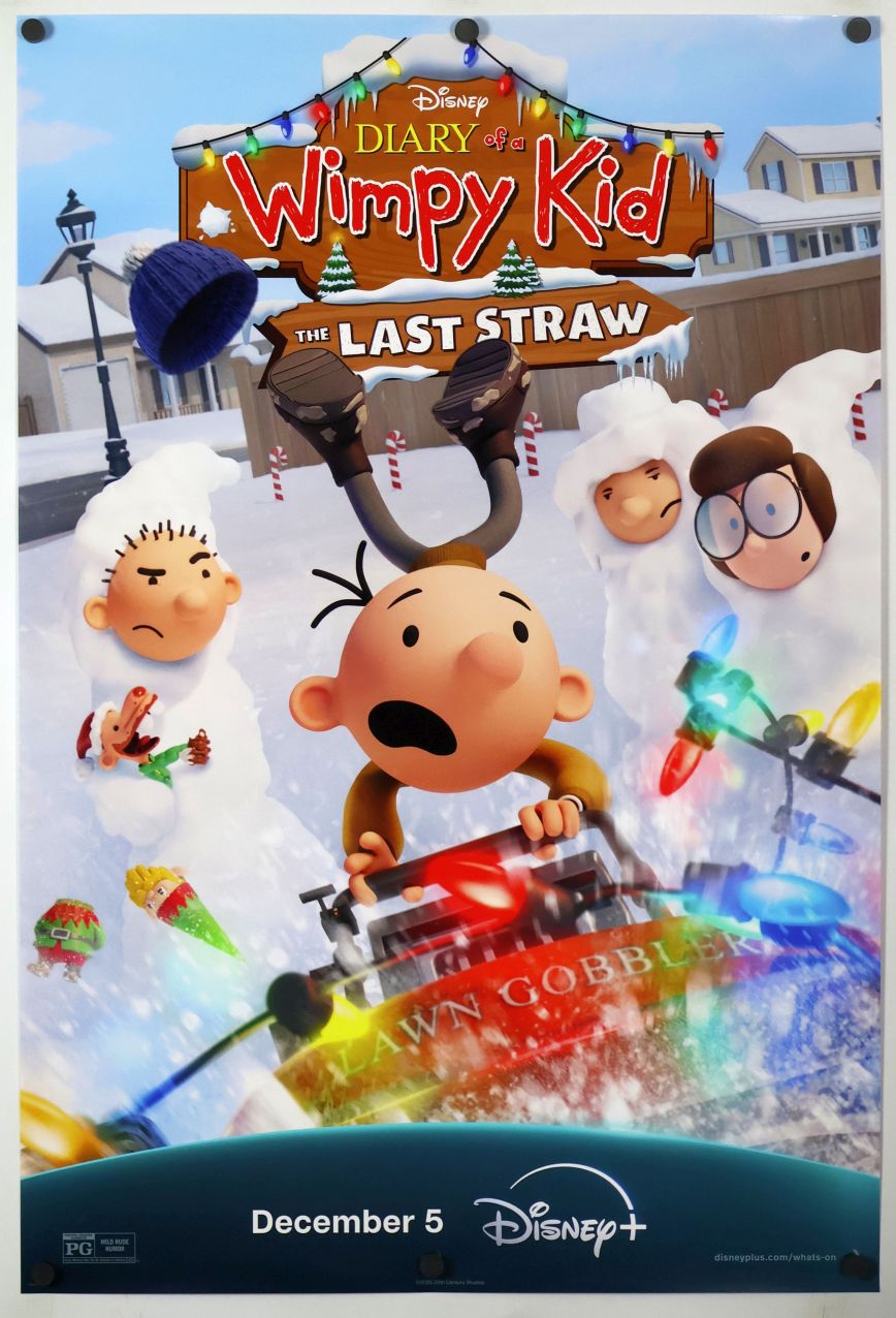 Diary of A Wimpy Kid: The Last Straw (2025) original theatrical movie poster - Advance