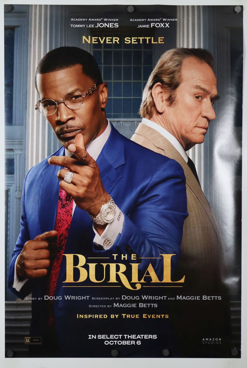 The Burial (2023) original theatrical movie poster - Final