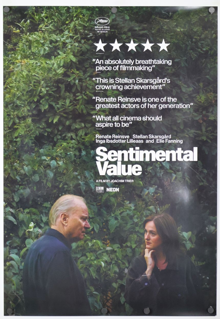 Sentimental Value (2025) original theatrical movie poster - Final