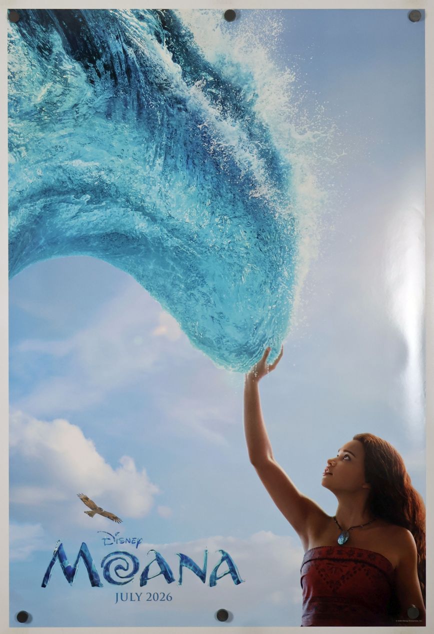 Moana (2026) original theatrical movie poster - International Advance