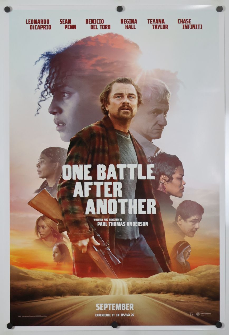 One Battle After Another (2025) original theatrical movie poster - International Final