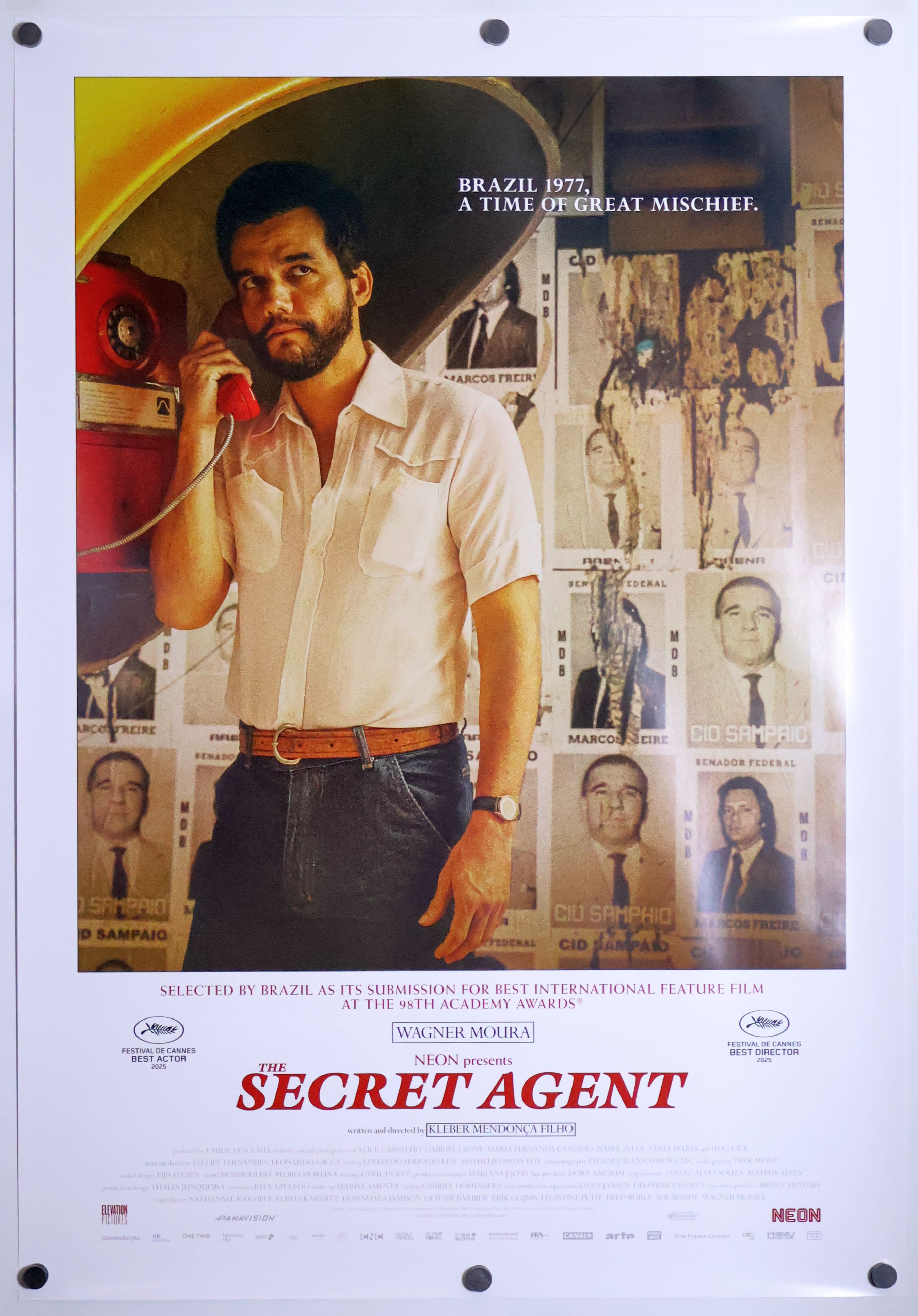 The Secret Agent (2025) original theatrical movie poster - Final