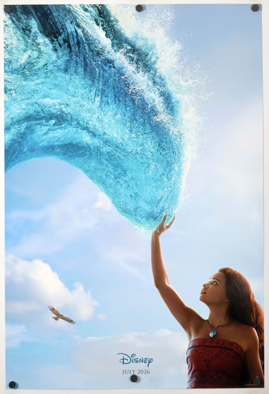 Moana (2026) original theatrical movie poster - Advance