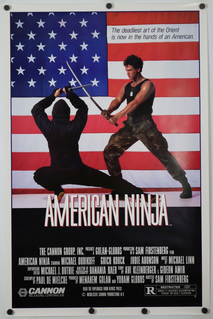 American Ninja (1985) original theatrical movie poster - Final