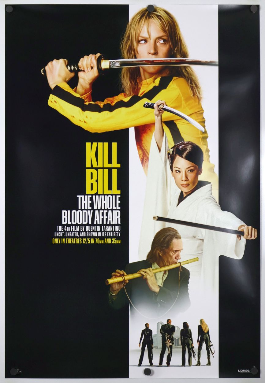Kill Bill: The Whole Bloody Affair (2025) original theatrical movie poster - Re-Release