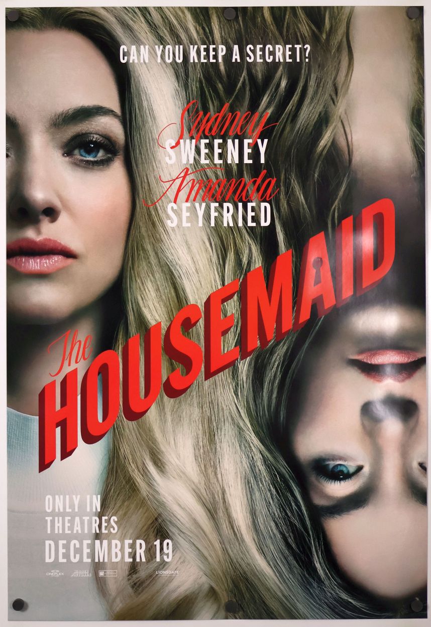 The Housemaid (2025) original theatrical movie poster - Final