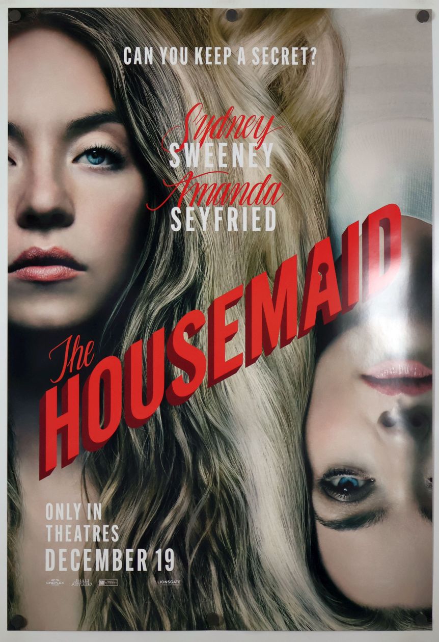 The Housemaid (2025) original theatrical movie poster - Final Style B