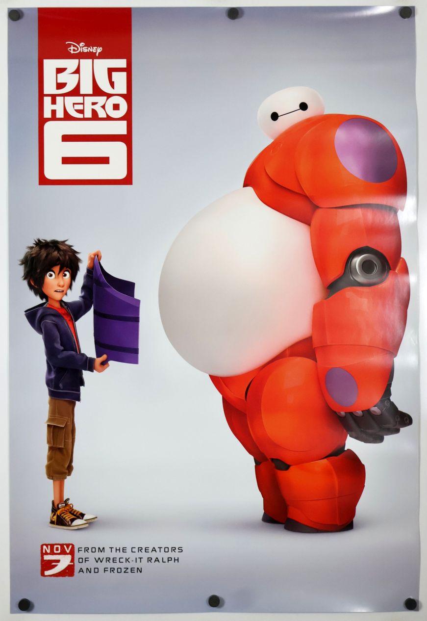 Big Hero 6 (2014) original theatrical movie poster - Final