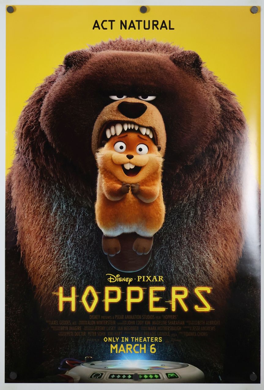Hoppers (2026) original theatrical movie poster - Style B